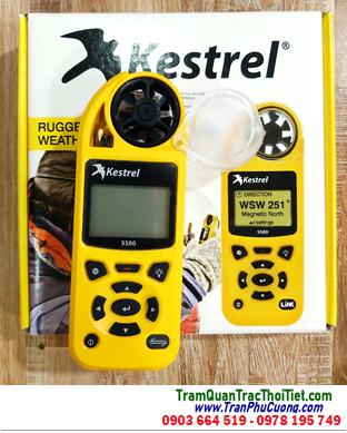 Kestrel 5500 (không LINK), Máy đo vi khí hậu Kestrel 5500 Weather Meter _Xuất xứ Mỹ (Made in USA)